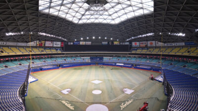 【マイクロプラスチック対策】バンテリンドーム ナゴヤ、“海で還る”人工芝を世界初採用——カネカ×ミズノが共同開発