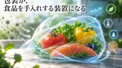 【包装が、食品を手入れする装置になる】九州大学が提唱する次世代スマートパッケージングの設計思想