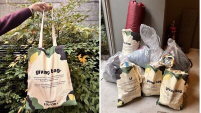 【旅のゴミを“寄付”に変える】ホテルに置き去りになるモノを、地域の資源へ。「Section L」が東京で始めた「Giving Bag」の実装