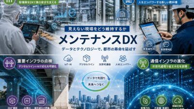 【見えない現場をどう維持するか】食品工場、ビル、都市インフラ、デジタル基盤を支える最新メンテナンスDX