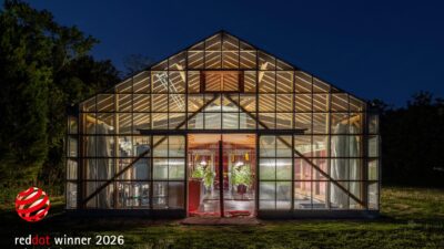 【木造建築は“循環する都市装置”になるか】サーキュラー木造温室が国際デザイン賞を受賞