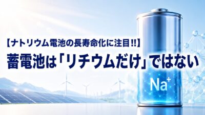 【ナトリウム電池の長寿命化に注目!!】蓄電池は「リチウムだけ」ではない、「余る再エネ」を使い切る技術――材料scienceと生活者の行動、二つの方向から挑む「余剰の時代」