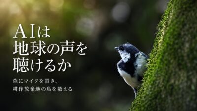 【AIは地球の声を聴けるか】森にマイクを置き、耕作放棄地の鳥を数える——自然を「測る」技術が動き出した