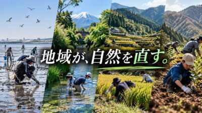 【地域が守り、直してきた自然】埋め立てを免れた干潟、コンクリートの川、公害の山　日本自然保護大賞2026と、藤前・三島・足尾・神戸で続く「修理の現場」